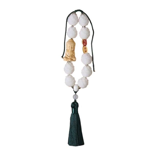 Bodhi Lotus colgante de coche, colgante de decoración, colgante de loto, colgante Interior de coche, colgante para fiesta, decoración de oficina Verde