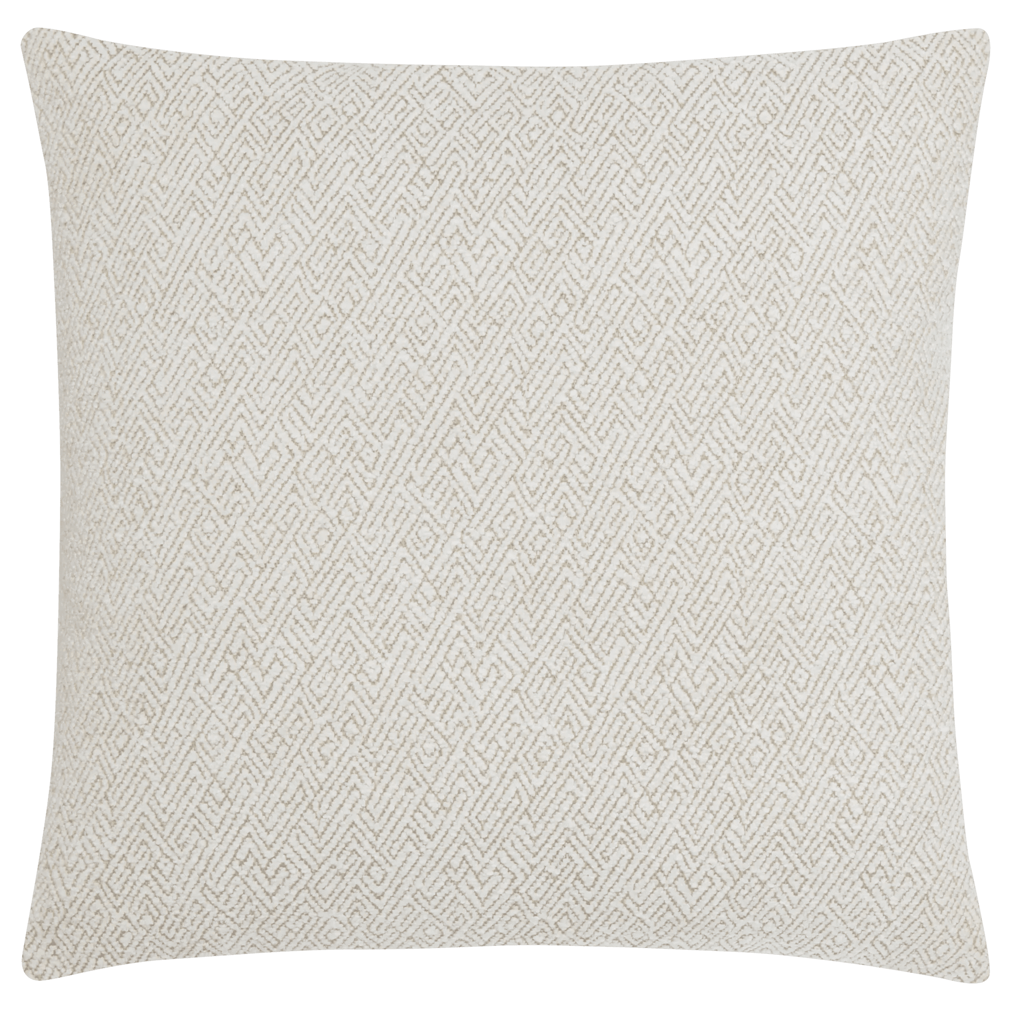Galette de chaise texturée Bouclair Zarina blanc cassé 18x18 po