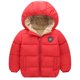 thumbnail image 1 of Chaqueta gruesa de invierno para niños y niñas, cálida, con cremallera, capucha, cortavientos, bonita ropa de abrigo, 2-7T, 1 of 8