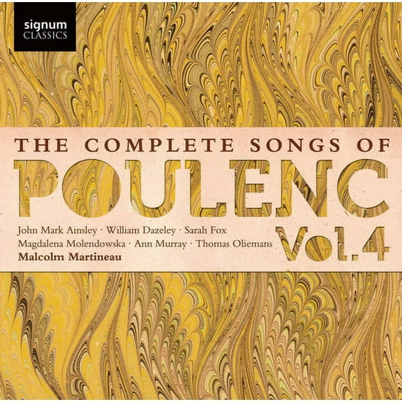 Malcolm Martineau - Complete Songs of Poulenc 4 - Music & Performance - CD