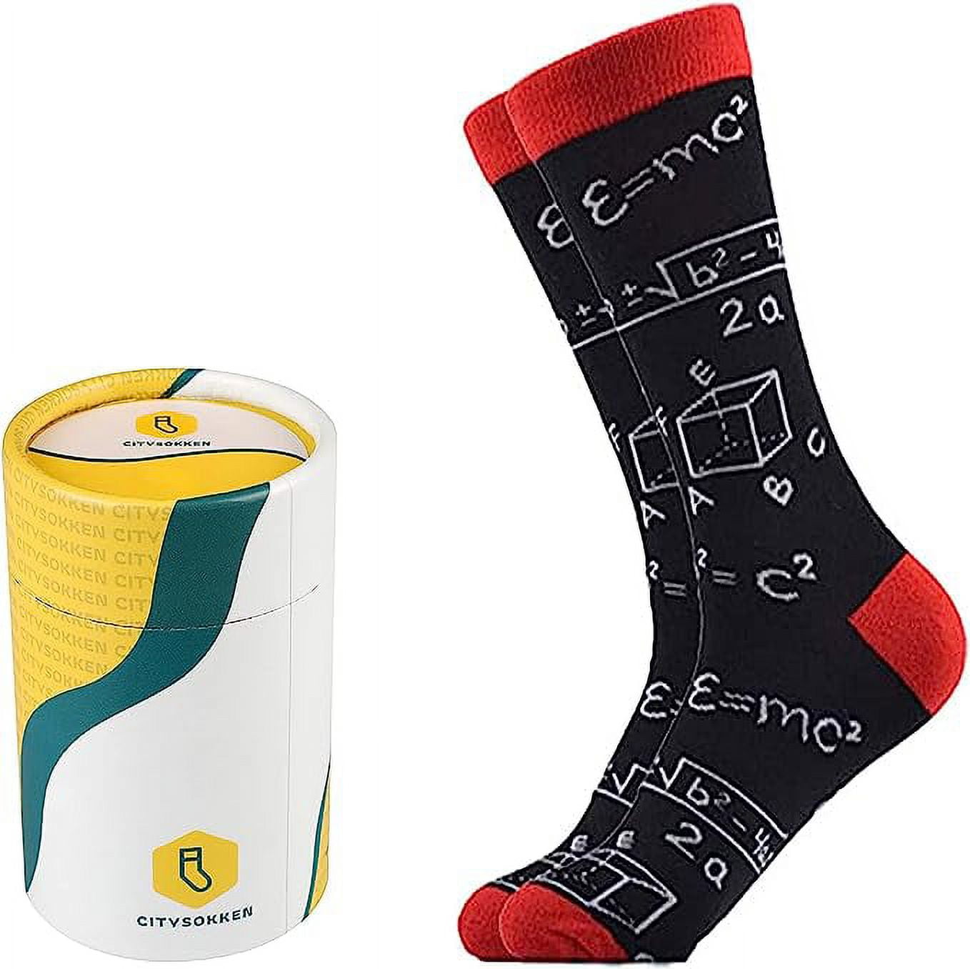 Funky Jazzy Dress Crew Socks For Both Men and Women 4 Pack