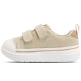 thumbnail image 3 of TEAHOO X STQ Toddler Shoes Wide Toe Box Girl Boy First Walking Sneakers Barefoot Non-Slip Hook and Loops Baby Shoe Beige, 3 of 5