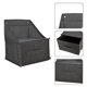thumbnail image 4 of Organizador de armario colgante de pared duradero de Unique Bargains en gris, 4 of 6
