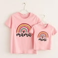 thumbnail image 5 of Family Mother And Daughter Matching Clothes Rainbow Printed T-Shirt Tops Tee Blouse, 5 of 5