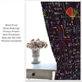thumbnail image 5 of School Math Formula Curtains,Students Return to Campus Geometric Pattern,Math Equation Formula Colorful Printing Blackout Curtains for Classroom Dormitory Kids Boys Bedroom 27.5x63in,2 Panel Set, 5 of 6