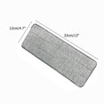 thumbnail image 2 of Gbayxj 2 Pack Reusable Mop Pads Compatible Microfiber Pads For Mop Microfiber Mop Replacement Pads Heads for Wet Dry Reusable Mops Gray 13X4.7In, 2 of 9