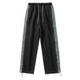 thumbnail image 3 of WILLBEST Pantalones Mujer Pantalones Vaqueros de Mujer de Cintura Alta, Sueltos, de Pierna Recta, Con Bordado Floral, Cómodos, Elásticos, Informales, para Uso Diario Mediana, 3 of 4