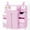 Pink, variant on Hanging Nursery Organizer Storage for Crib and Changing Table with Multiple Pockets and Large Capacity for Baby Essentials Diapers Wipes Bottles Towels Clothing Toys