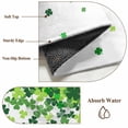 thumbnail image 6 of Round Rug 6Ft Washable Non-Slip, St. Patrick's Day Circle Area Rugs for Living Room Bedroom, Spring Lucky Shamrocks Rustic Leaves Indoor Floor Mats Carpet Runner for Home Decor Aesthetic, 6 of 8