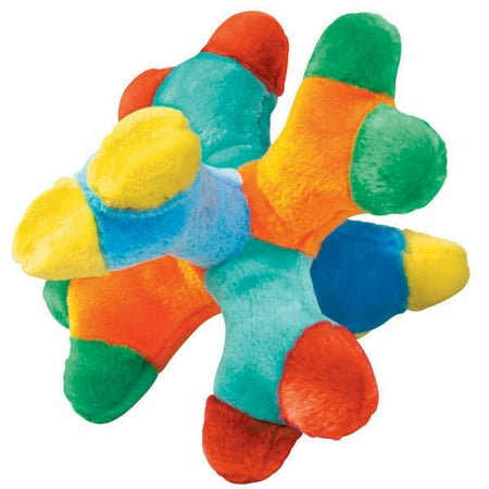Attack - A - Jack BIG Breed Dog Toy Colorful 6 Squeaker Soft Toy For Large Dogs