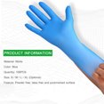 thumbnail image 3 of Guantes de nitrilo desechables Guantes sin látex sin polvo Guante protector para limpieza del hogar Abanopi Guantes, 3 of 7