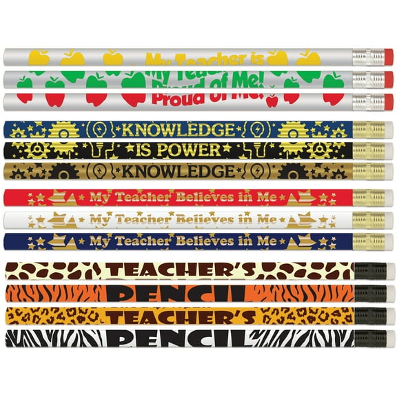 Musgrave Pencil Company Teacher Rewards Pencils Assortment, Pack of 144