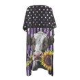 thumbnail image 2 of HELLHERO Long Long Kimono Swimsuit Cover Up for Beach Party Polyester Casual Bathing Suit Cover Up Star Pattern, 2 of 5