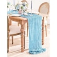 thumbnail image 2 of Mantel para queso Table Runner Seveups, color azul bebé, 10 pies (paquete de 12), 2 of 7