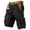 Black-T7, variant on American Flag Shorts for Men Patriotic Printed Distressed Washed Shorts with Pocket Outdoor Hiking Fishing Military Cargo Shorts We the People Independence Day Patriotic Shorts,Brown S