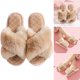 thumbnail image 4 of Sandalias Suaves Diapositivas Piel Sintética Zapatos Casa Esponjosos Cómodos para Niñas Y Mujeres, 4 of 9