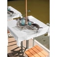 thumbnail image 2 of Square Outdoor Tablecloth with Umbrella Hole Funny Koala Outside Table Cloth Waterproof Patio Table Cover Cute Art Fun Lovely Animals on Toilets Zipper Tablecloths for Picnic Party Camping 54x54 Inch, 2 of 8