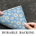 thumbnail image 6 of Light Blue Daisy Flower Pattern Door Rugs,Washable Non Slip Door Mats Indoor,Decorative Door Mats,Entry Mat Indoor for Entrance,Bedroom,Kitchen,Bathroom,16"x24", 6 of 6