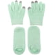 thumbnail image 1 of FELTECHELECTR 1 juego de 2 pares de guantes de gel para pantalla táctil, guantes de dedos completos, juego de calcetines de gel, 1 of 6