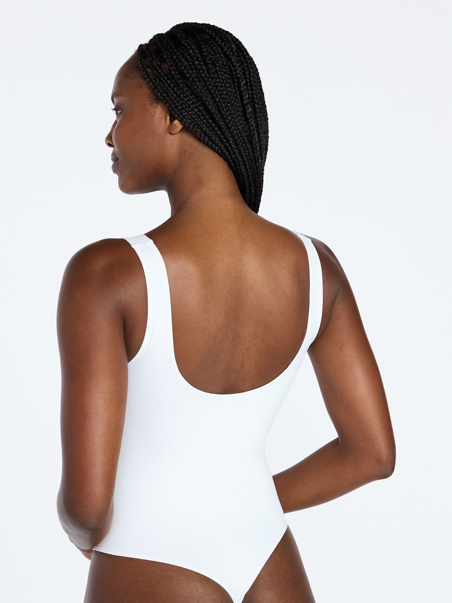 Joyspun Women's Everyday Seamless Bodysuit, Sizes S-XXXL