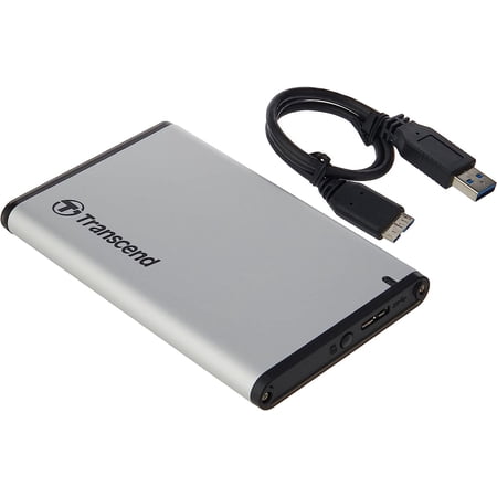 UPC: 0760557828105 | TRANSCEND INFORMATION – USB 3.0 STOREJET 25S3 2.5 SATA HARD DRIVE ENCLOSURE