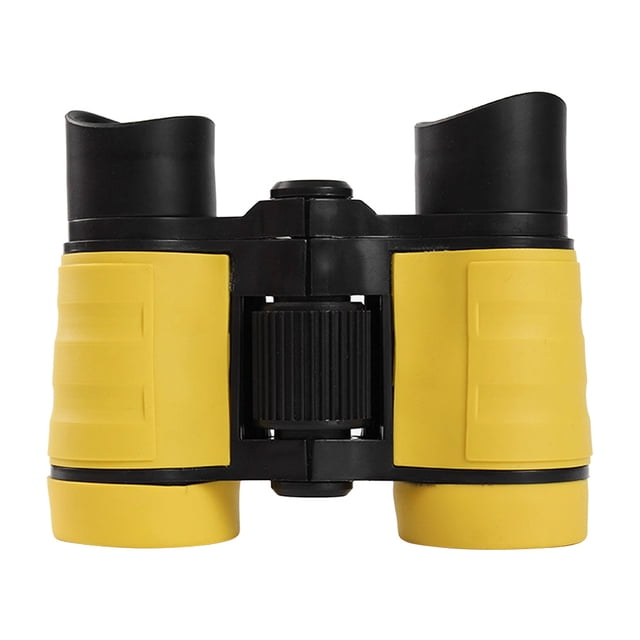 Kids' 4X Magnification Binoculars with 30mm Objective Lens, ABS+Rubber+Optical Glass Construction, Anti-Slip Grip Handle, Lightweight 150g Design, Includes Neck String & User Manual - Available in