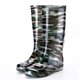 thumbnail image 4 of Qarigey Botas de lluvia, zapatos calentadores de muslo de plástico, chanclos de plana, cómodos y puros, diarios, informales, para el día de Accesorios de calzado Camuflaje Zapatos>42 Qarigey AP013571-17, 4 of 6