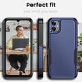 thumbnail image 2 of for Samsung Galaxy A04E Case, [Shockproof] Military Grade Proof Protection [Dropproof] Rugged Protective Heavy Duty Phone Case Cover for Samsung Galaxy A04E (Blue), 2 of 15