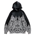 thumbnail image 3 of Suéter de esqueleto de cuello redondo estilo milenio Y2K estilo pareja 2022 otoño e invierno nueva chaqueta de cabeza de calavera de manga larga, 3 of 5