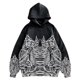 thumbnail image 3 of Suéter de esqueleto de cuello redondo estilo milenio Y2K estilo pareja 2022 otoño e invierno nueva chaqueta de cabeza de calavera de manga larga, 3 of 5