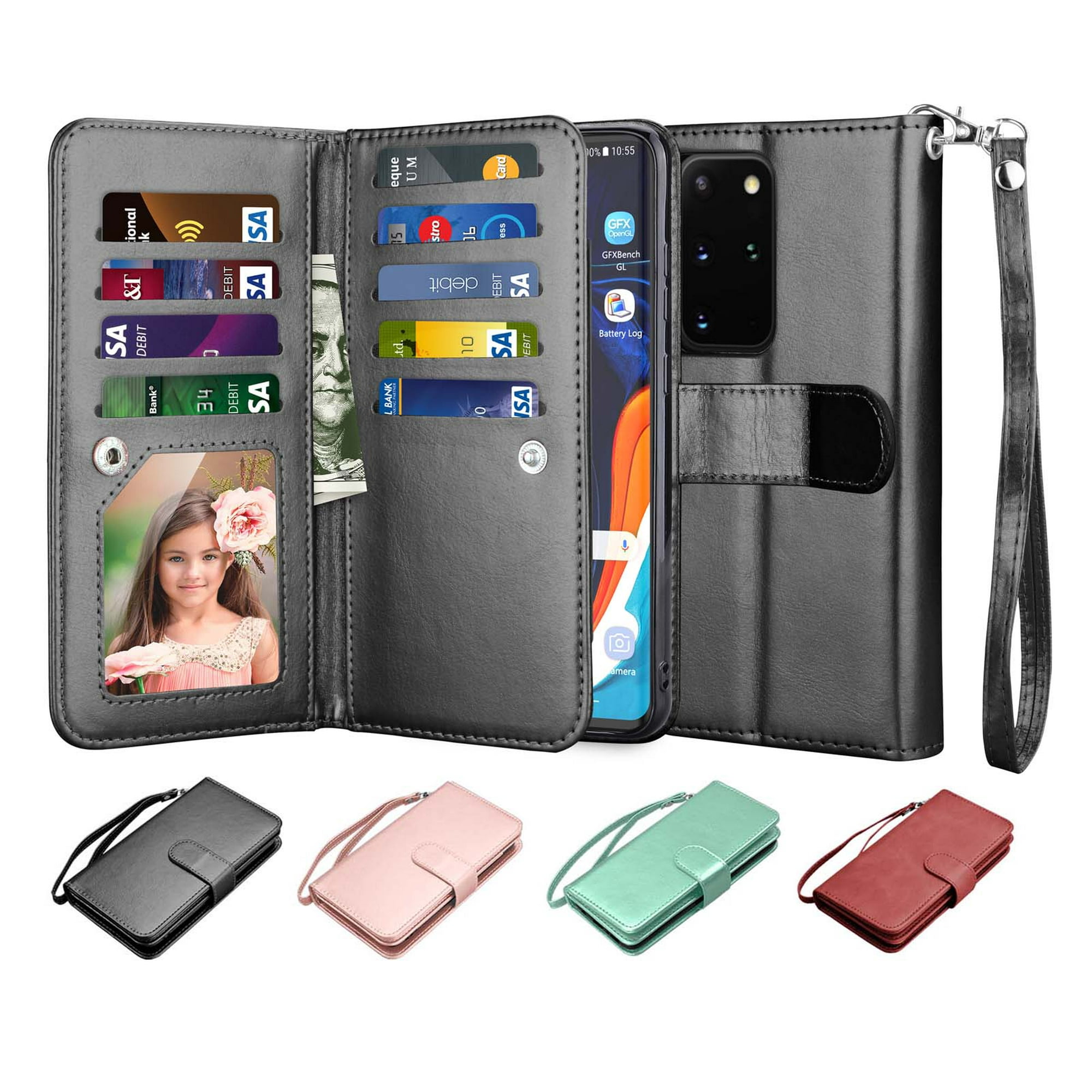 Samsung Galaxy S20 Leather Wallet Case S20 case S20 leather case leather  S20 case - IDTEXAS- 0S20