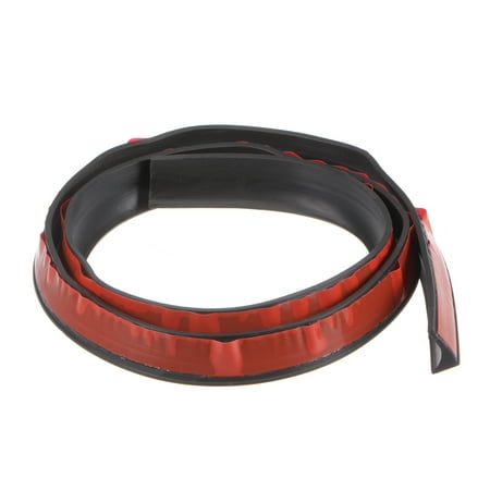 

Uxcell Water Barrier Strip 39.37 Silicone Waterproof Splash Guard with Glue for Sink Bathtub Countertop Black