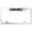 Chrome, variant on GMC Laser Etched Logo Stainless Steel Truck CutOut License Plate Frame (Chrome)