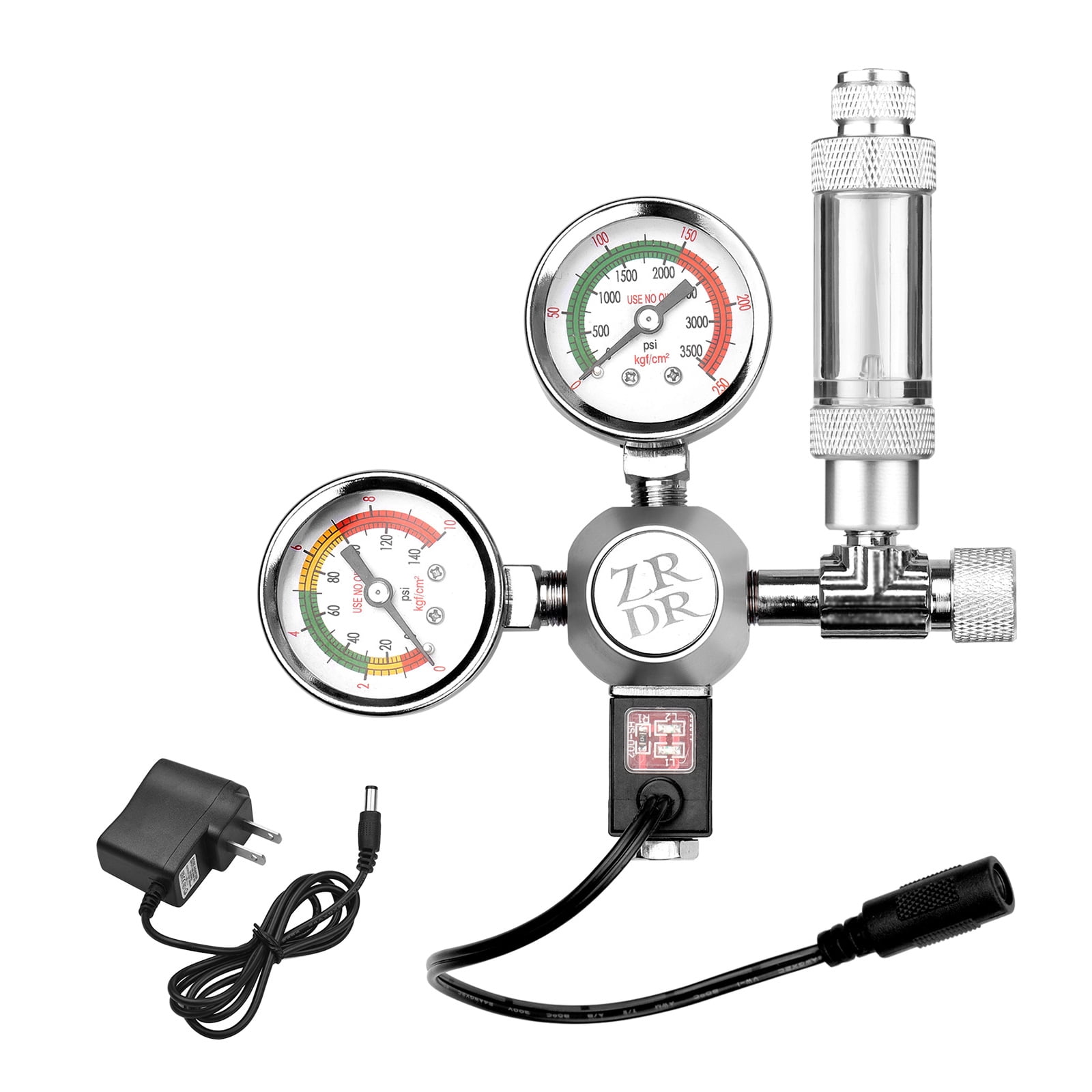 Aquarium CO2 Regulator Waterproof Carbon Dioxide Regulator with Big