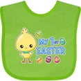 thumbnail image 3 of Inktastic My 1st Easter with Chick and Easter Eggs Boys Baby Bib, 3 of 4