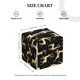 thumbnail image 4 of Balery Christmas Gold Deers Porta Pañuelos de Cuero con Estampado – Funda Moderna Cuadrada para Caja de Pañuelos, Dispensador 5x5x5'', 4 of 7