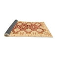 thumbnail image 2 of Ahgly Company Indoor Square Oriental Orange Traditional Area Rugs, 6' Square, 2 of 4