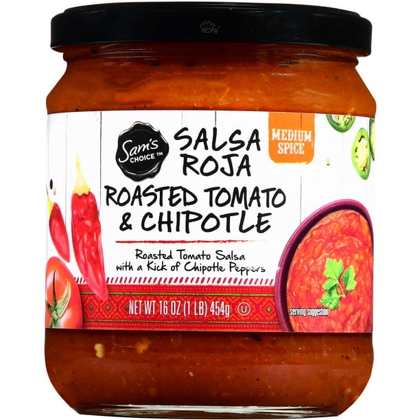 Sam's Choice Salsa Roja Roasted Tomato and Chipotle Medium Spice, 16 oz -  