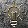 thumbnail image 3 of Handmadetneonsign Light Bulb Neon Sign, Light Bulb Wall Art Decor, Home Bedroom Bar Pub Wall Decor, 3 of 5