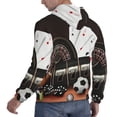 thumbnail image 6 of Pofeuu Casino And Sports Print Mens Casual Hooded Collar Drawstring Hoodies Pullover Sweatshirts Casual Long Sleeve Shirts-3X-Large, 6 of 7