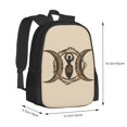 thumbnail image 3 of DouZhe Lightweight Backpack, Triple Moon Triple Goddess Prints Travel Outdoor Hiking Bag School Bookbag Casual Daypack Backpacks for Women Men, 3 of 7