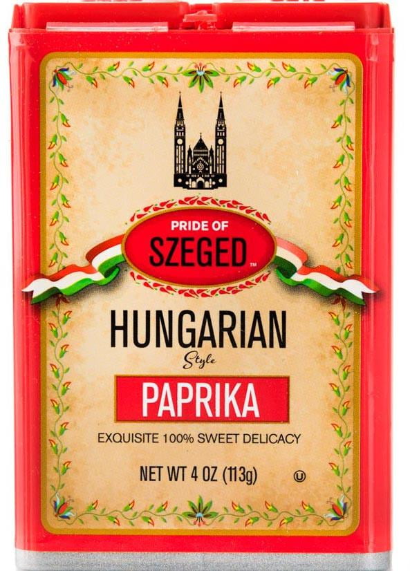 Hungarian Style Paprika, Sweet, (Szeged) 4 oz (113g)