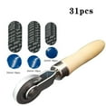 thumbnail image 6 of Tire Patch Roller Repair Tool Kit 30PCS Tire Patches 32mm 45mm 55mm Round Tire Patches Kit for Car Truck Bike Parts, 6 of 9