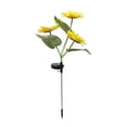 thumbnail image 2 of LSLJS Solar Outdoor Lights Garden Decor, Upgraded Solar Garden Lights Waterproof With 3 Realistic Sunflower Lights, Solar Lights for Outside Patio, Solar Outdoor Lights, 2 of 8