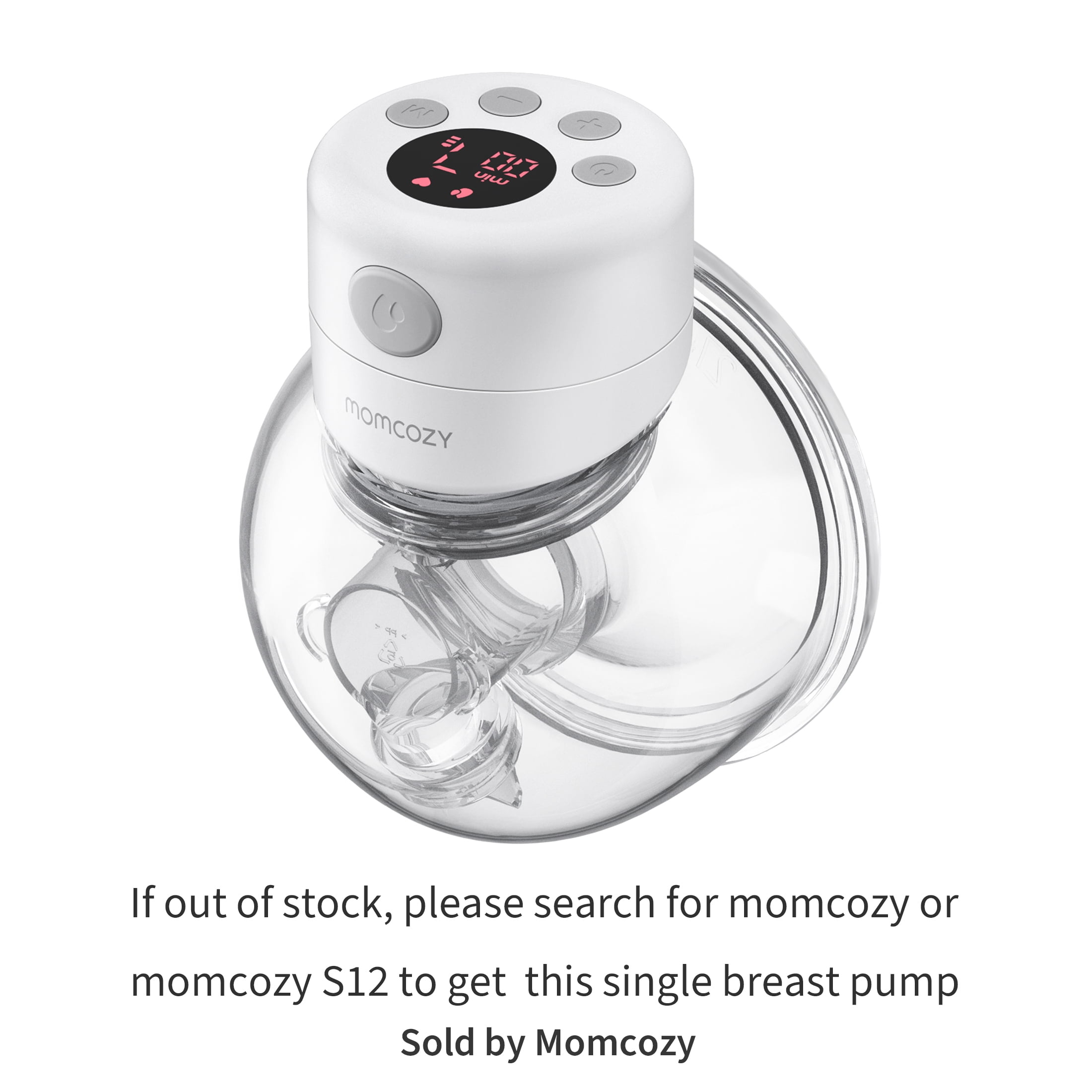 Momcozy S12 9-Levels Double Wearable Breast Pump - White - Pasadena Music  Academy – Music Lessons in Pasadena