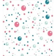 thumbnail image 3 of Abstract Duvet Cover Set, Bubble Like Big and Little Polka Dots in Pastel Colors Modern Rounded Design, Decorative 3 Piece Bedding Set with 2 Pillow Shams, Calking Size, Blue Pink Grey, by Ambesonne, 3 of 3