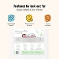 thumbnail image 2 of Nursery Bundle, Dream On Me Odelle 5 in 1 Crib in Almond Butter and Crib & Toddler Mattress Bundle, 2 of 10