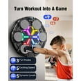 thumbnail image 3 of Music Boxing Machine for Kids and Adults,Bluetooth Wall Mounted Punching Pad with Gloves,Rhythm Lights&Two-Player Battle Home Gym Equipment,Sport Toys Gifts for All Ages (Style-c), 3 of 8