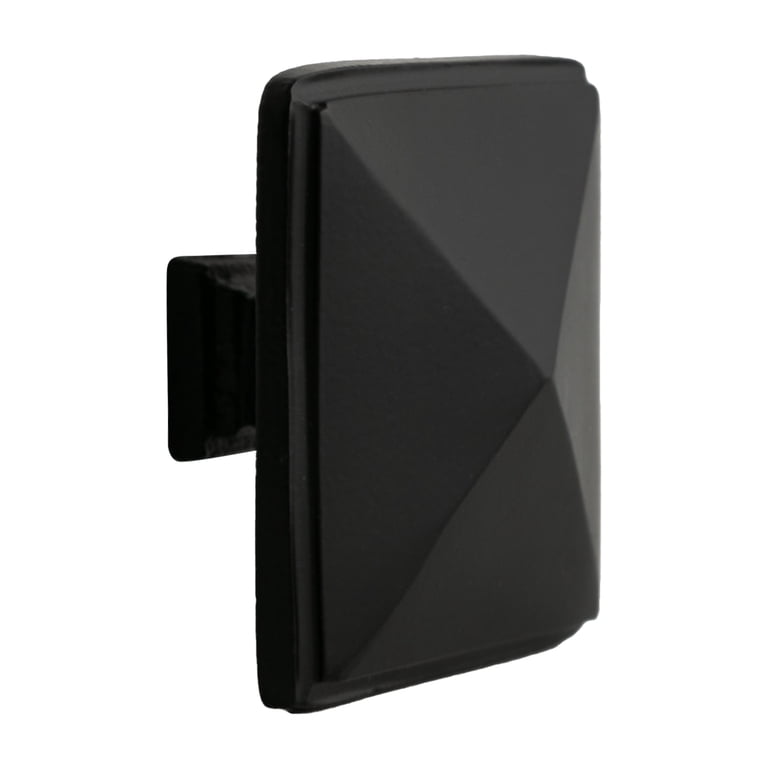 Mainstays Square Wall Hook - Black Metal - Load Limit 20 lbs