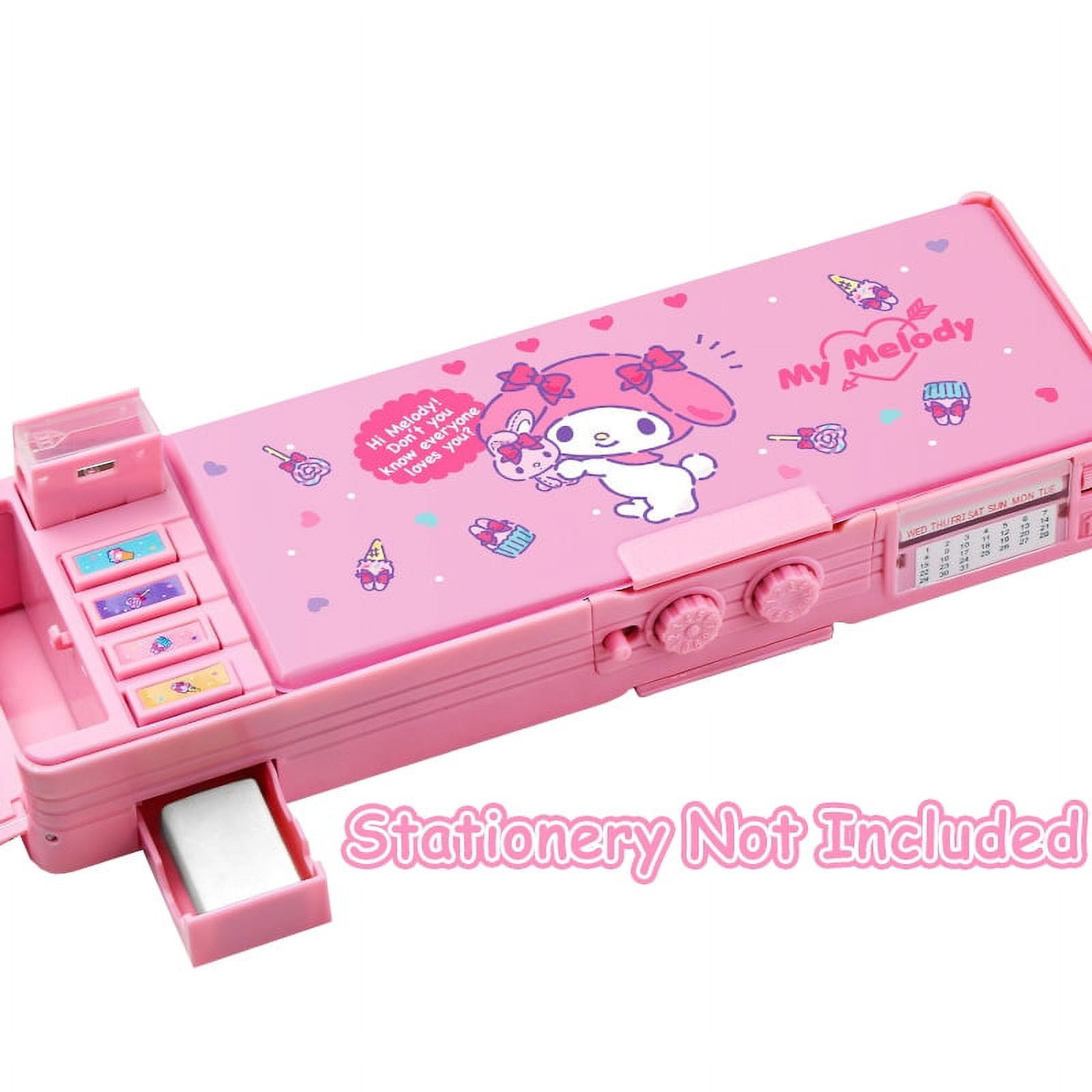 Sanrio Kuromi Multifunction Pencil Case Large Capacity Pencil Box